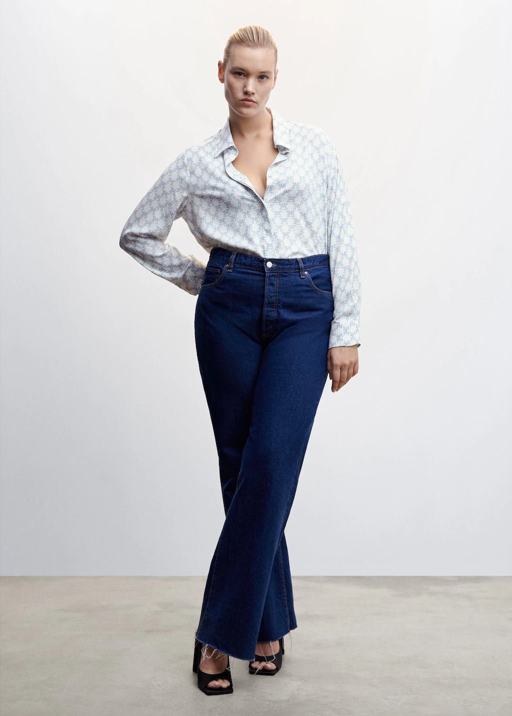 Buttoned flowy shirt - Laurel Morgan