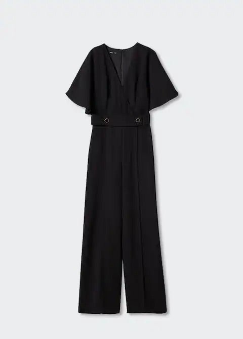 Buttoned long jumpsuit - Laurel Morgan