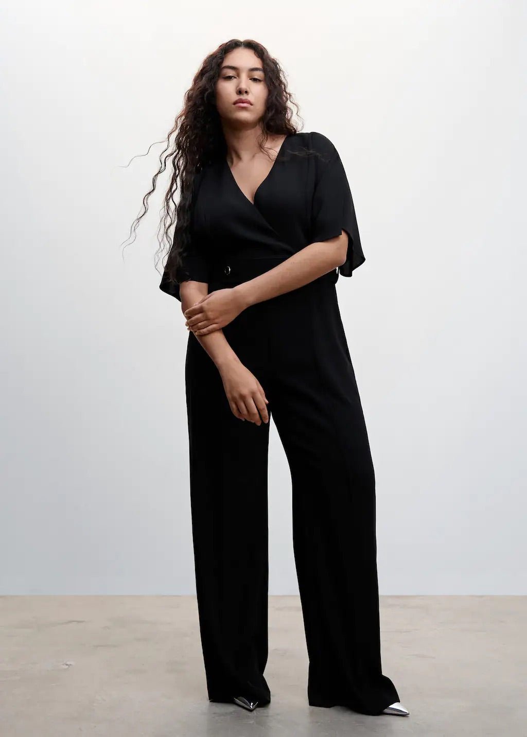 Buttoned long jumpsuit - Laurel Morgan