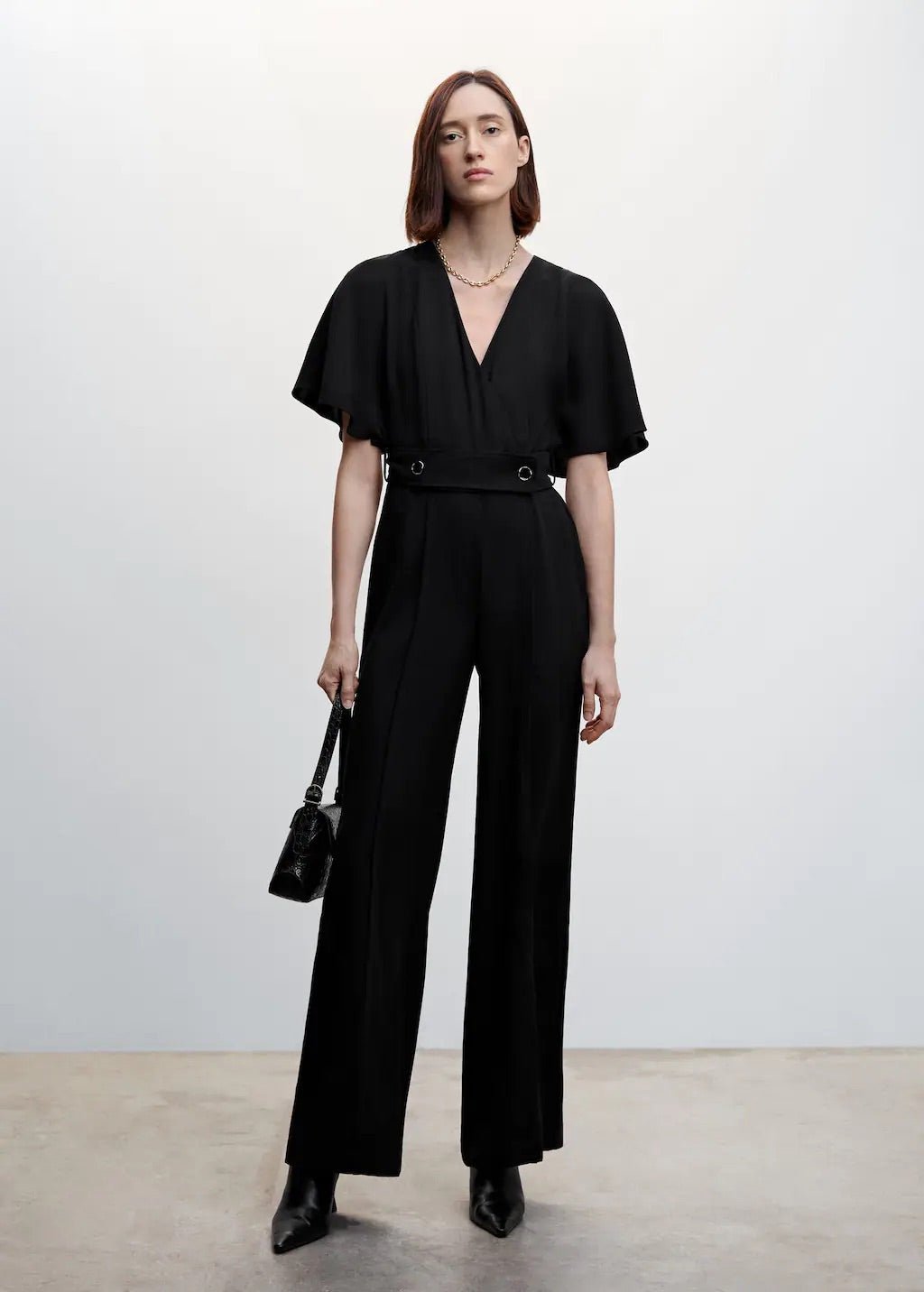 Buttoned long jumpsuit - Laurel Morgan