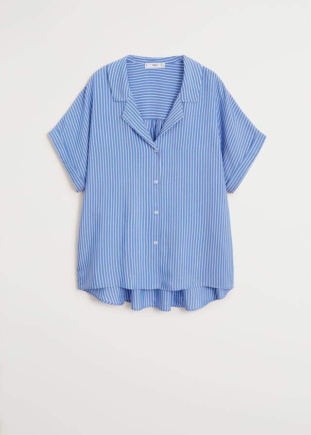 Buttoned striped shirt - Laurel Morgan