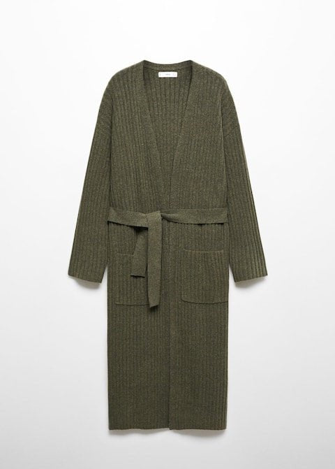 Cardigan with patch pocket - Laurel Morgan