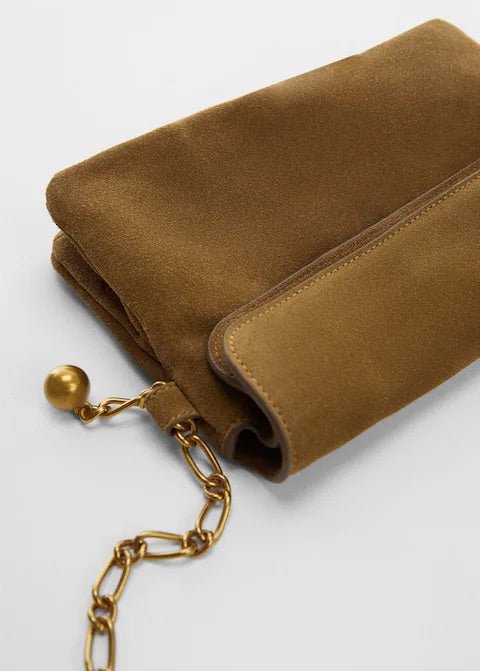 Chain suede bag - Laurel Morgan