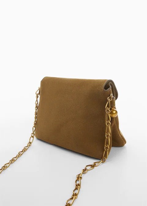 Chain suede bag - Laurel Morgan