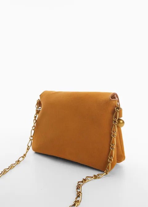 Chain suede bag - Laurel Morgan