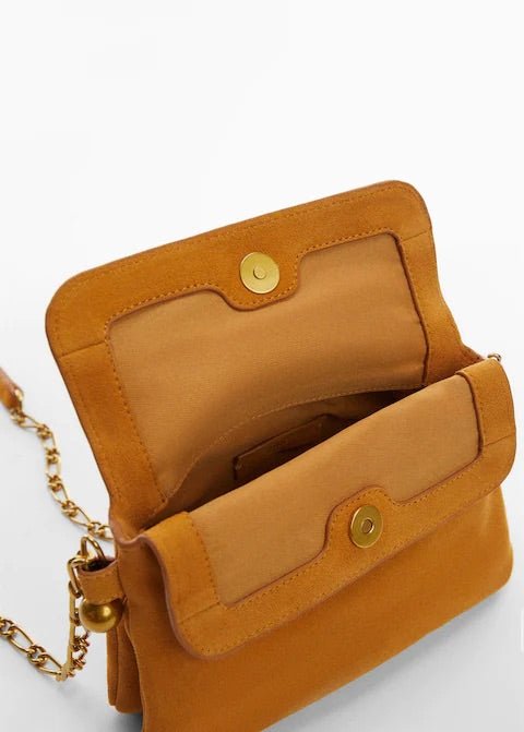 Chain suede bag - Laurel Morgan