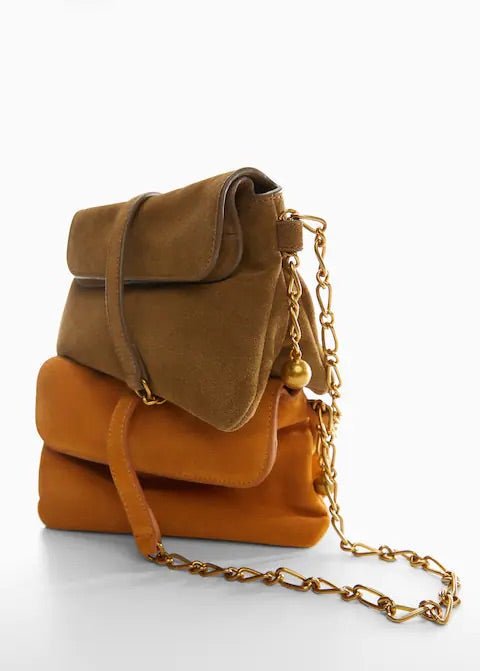 Chain suede bag - Laurel Morgan