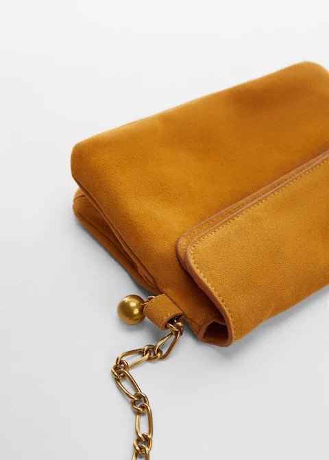 Chain suede bag - Laurel Morgan