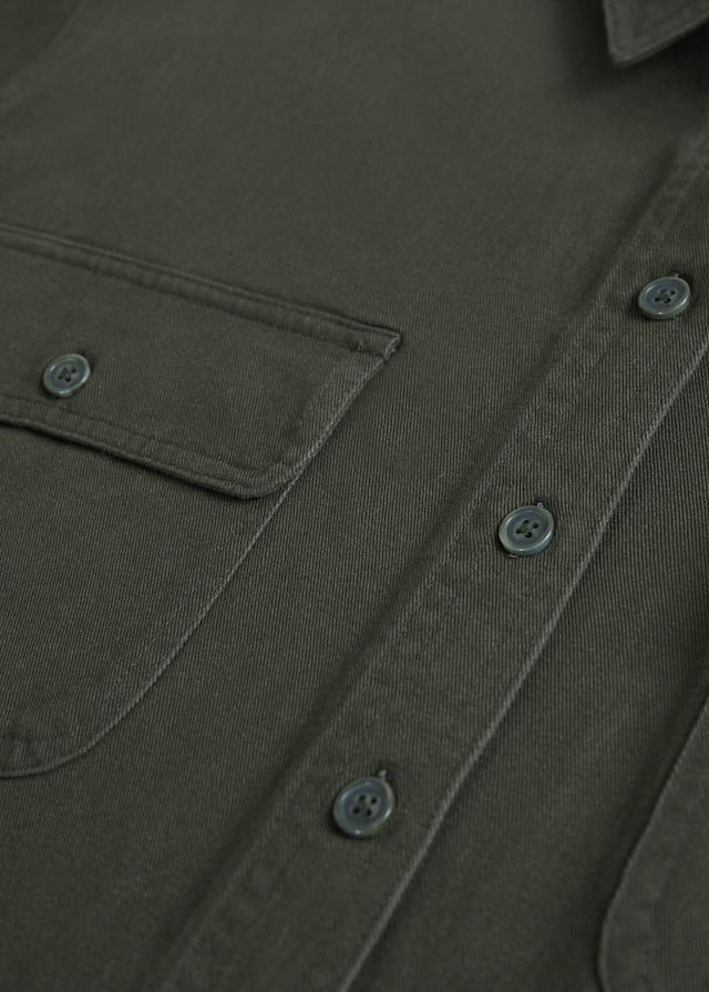 Chest-pocket cotton shirt - Laurel Morgan