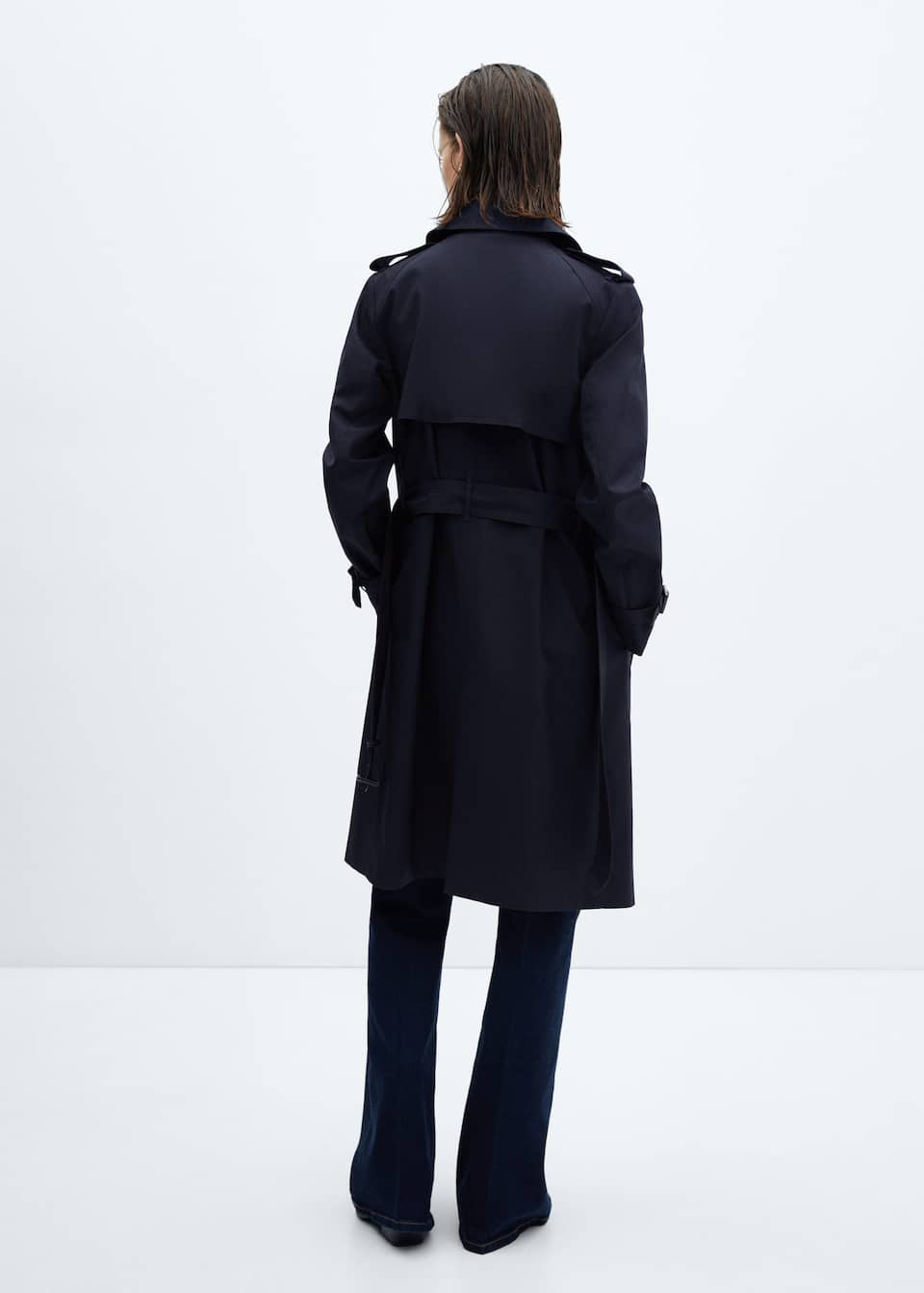 Classic trench coat with belt - Laurel Morgan