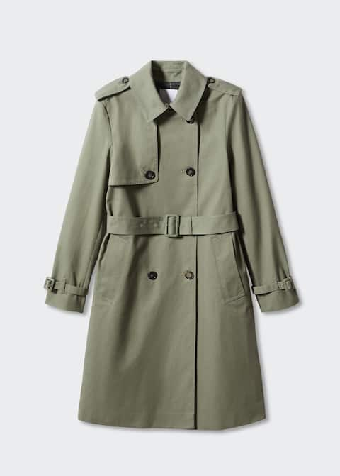 Classic trench coat with belt - Laurel Morgan