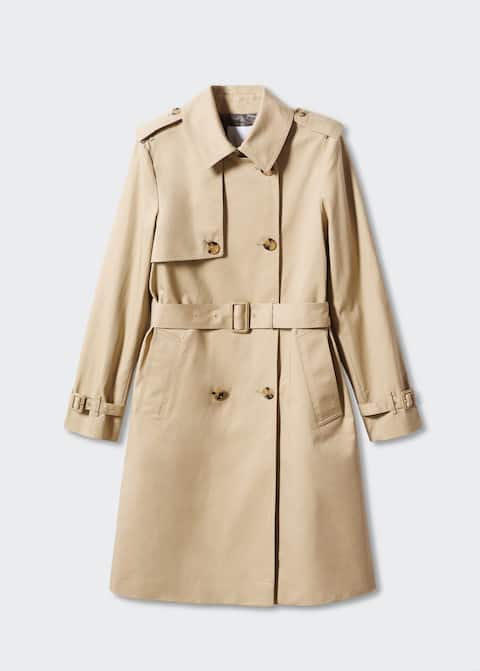 Classic trench coat with belt - Laurel Morgan