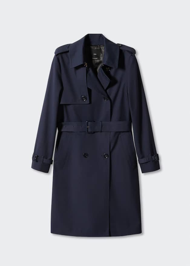 Classic trench coat with belt - Laurel Morgan