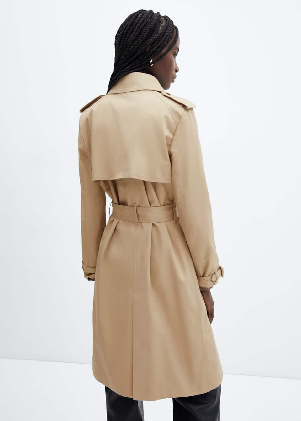 Classic trench coat with belt - Laurel Morgan