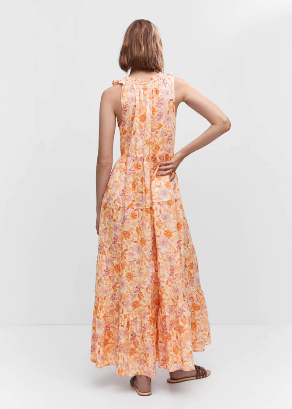 Cord floral dress - Laurel Morgan