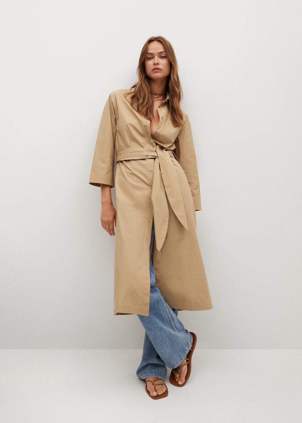 Cotton shirt dress - Laurel Morgan