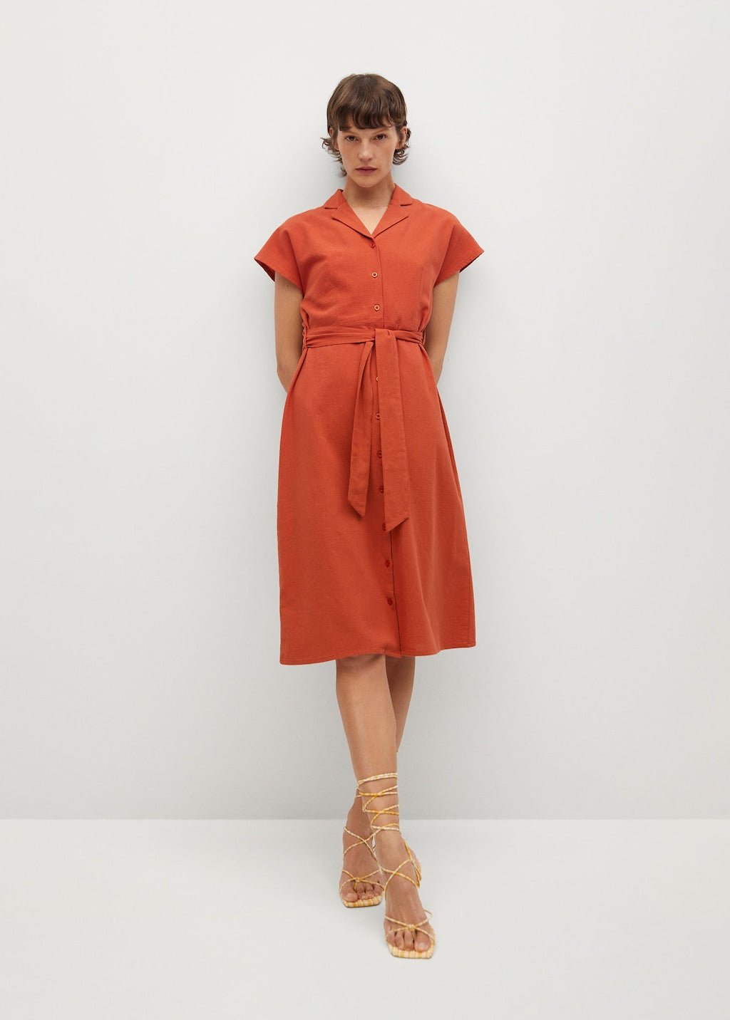 Cotton shirt dress - Laurel Morgan