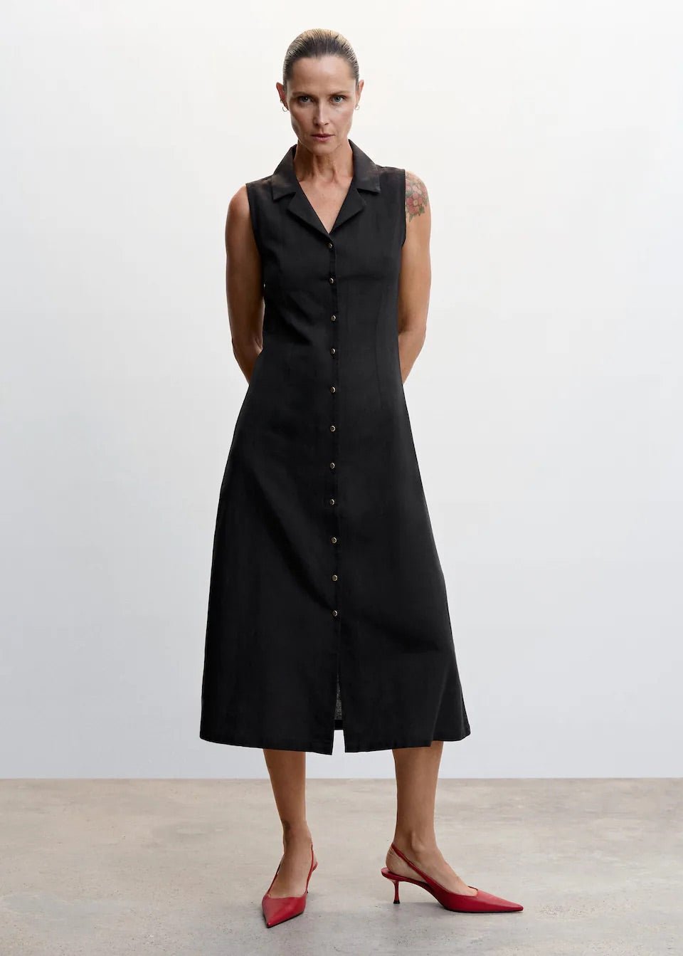 Cotton shirt dress - Laurel Morgan