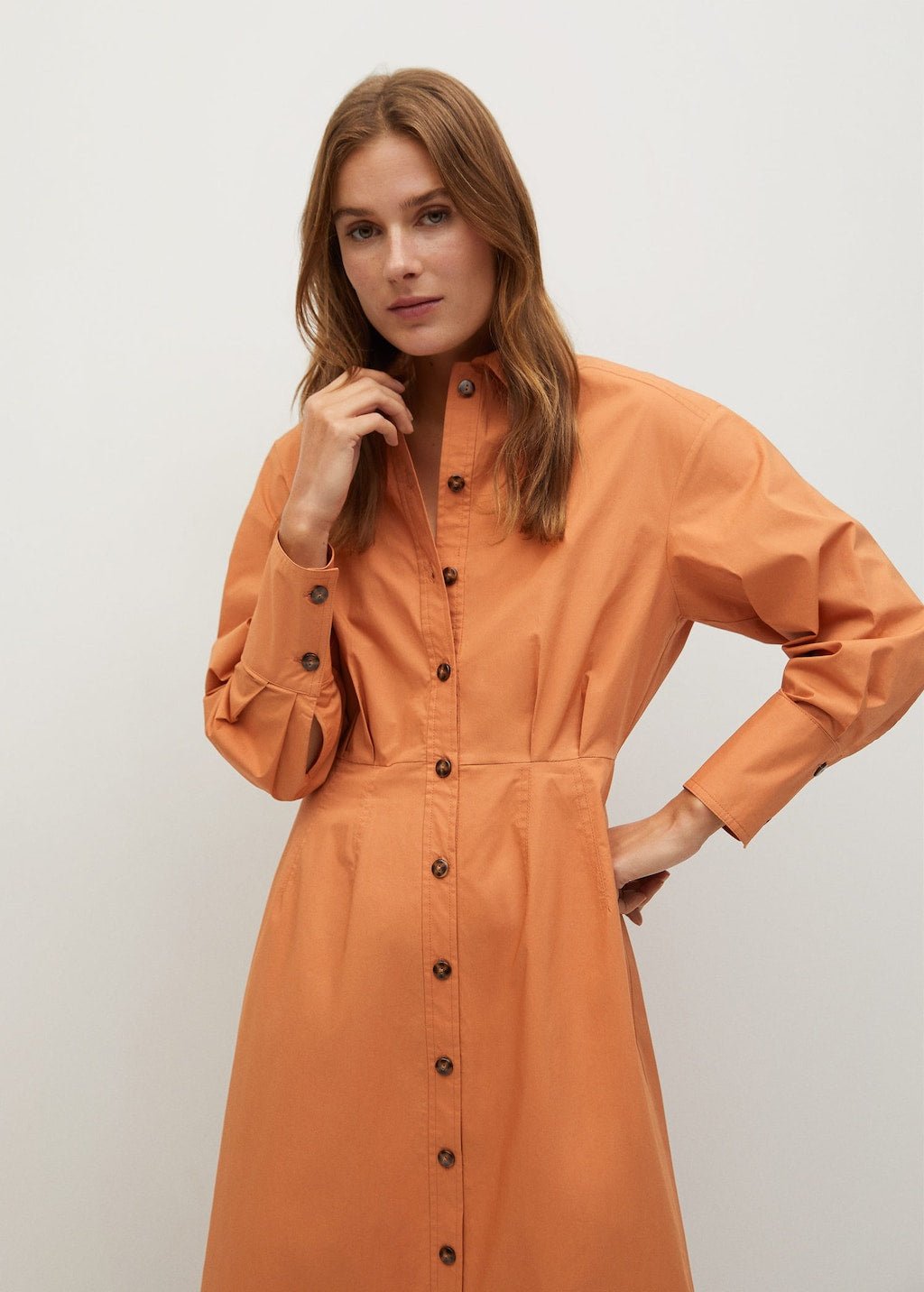 Cotton shirt dress - Laurel Morgan