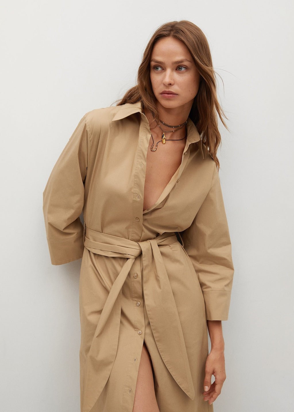 Cotton shirt dress - Laurel Morgan