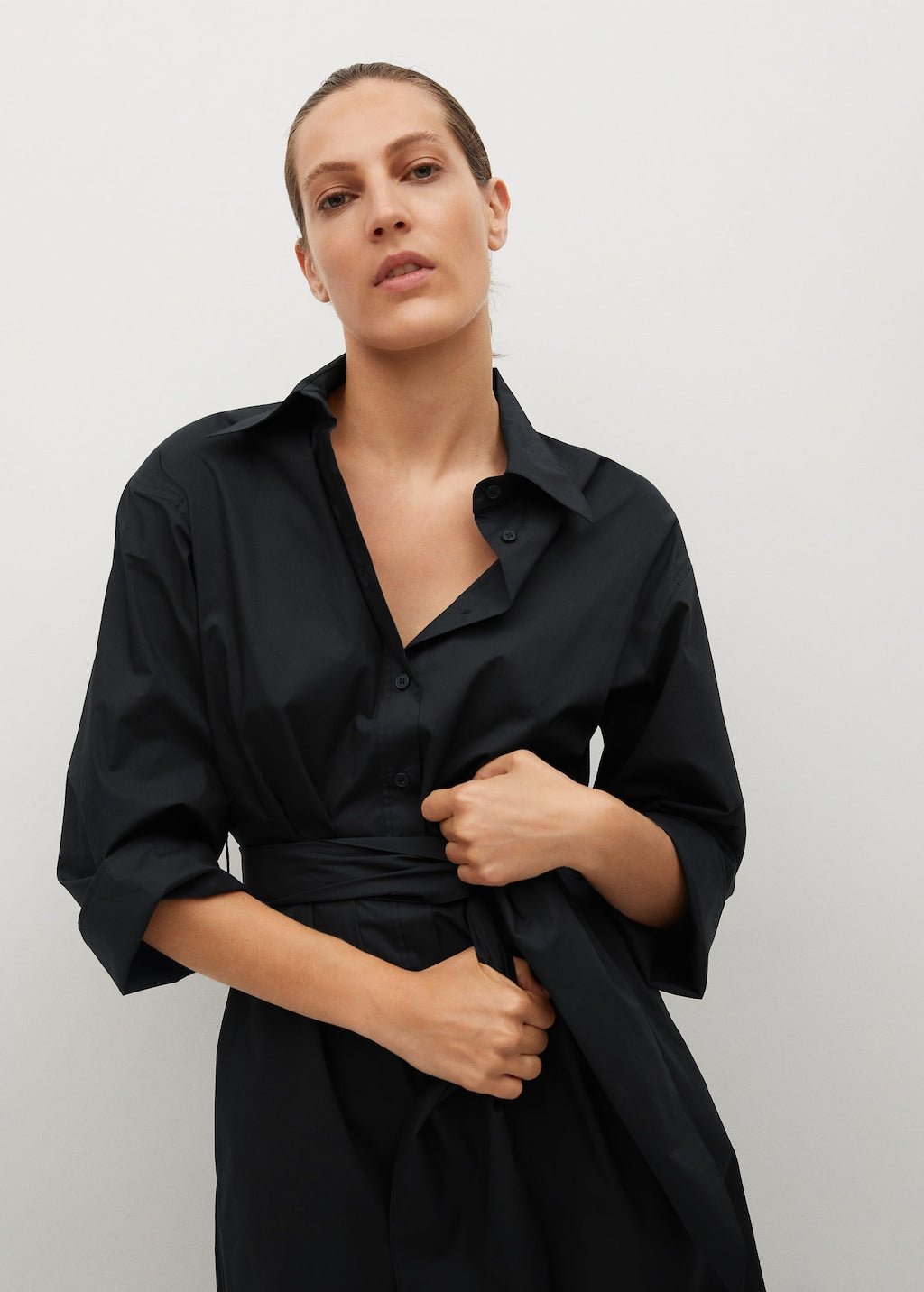 Cotton shirt dress - Laurel Morgan