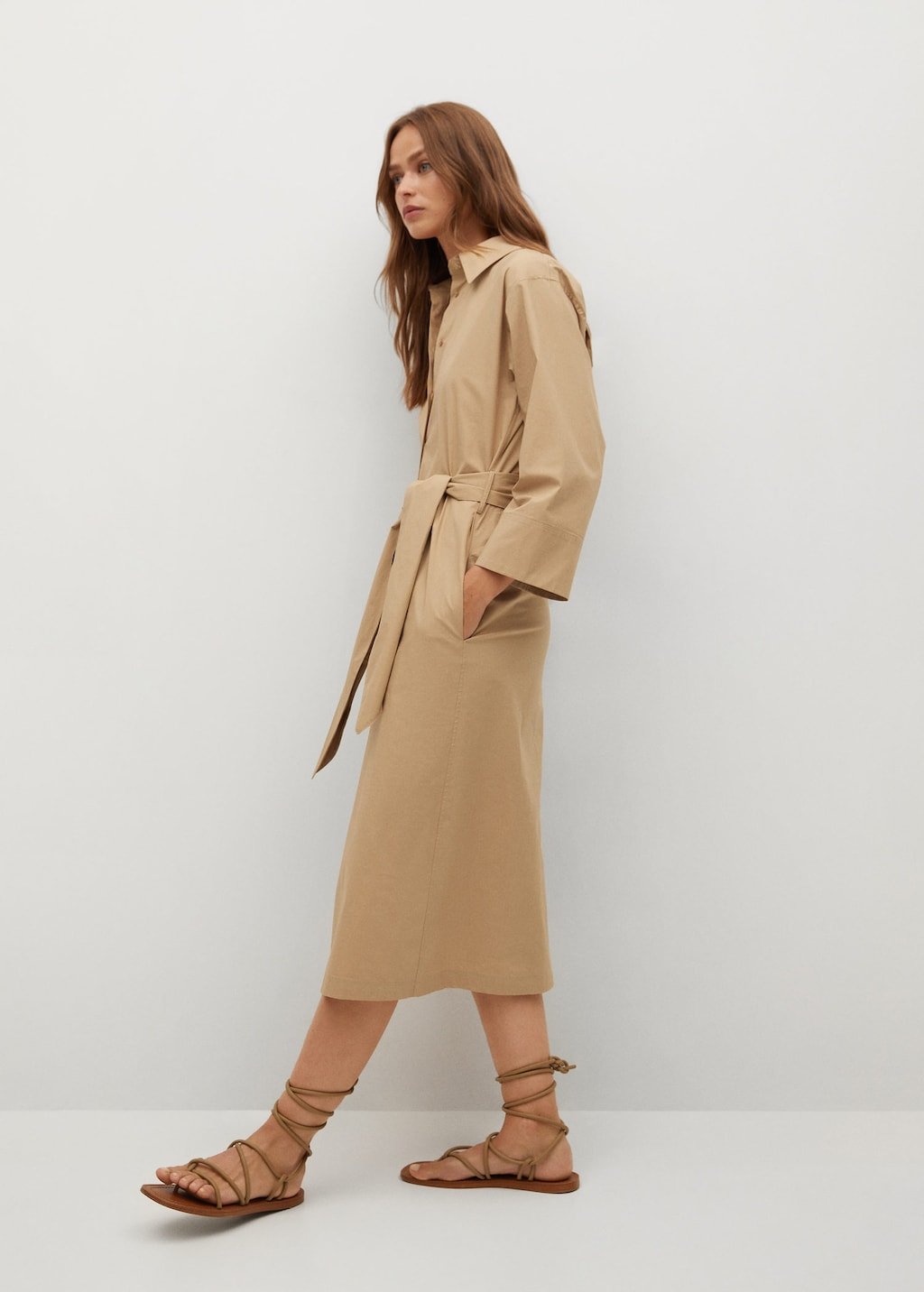 Cotton shirt dress - Laurel Morgan