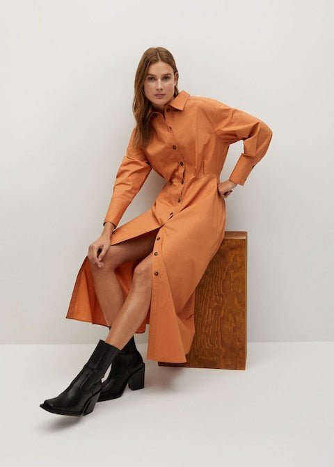 Cotton shirt dress - Laurel Morgan