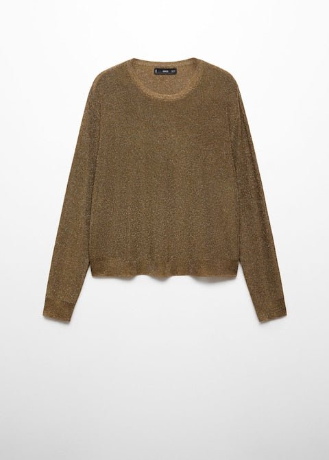 Crewneck lurex sweater - Laurel Morgan