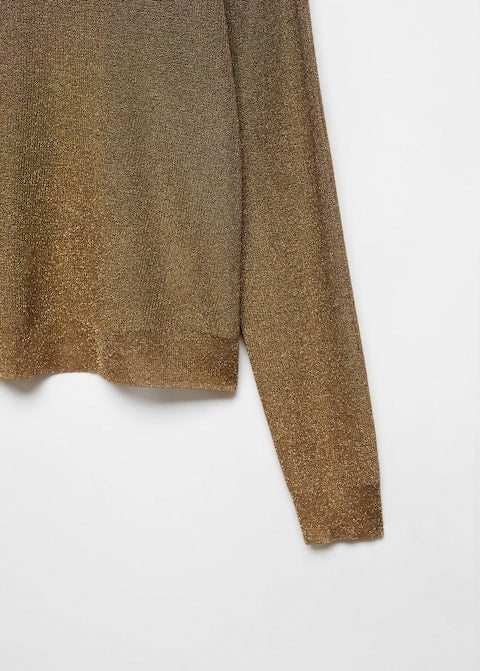 Crewneck lurex sweater - Laurel Morgan