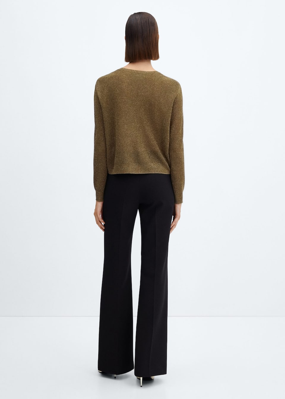 Crewneck lurex sweater - Laurel Morgan