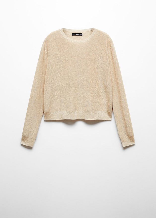 Crewneck lurex sweater - Laurel Morgan