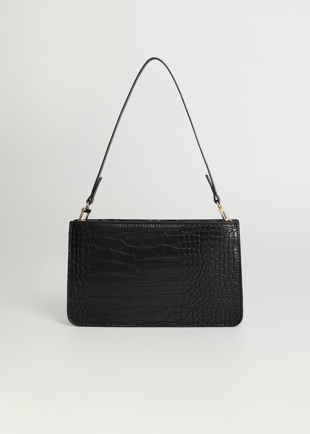 Croc-effect baguette bag - Laurel Morgan