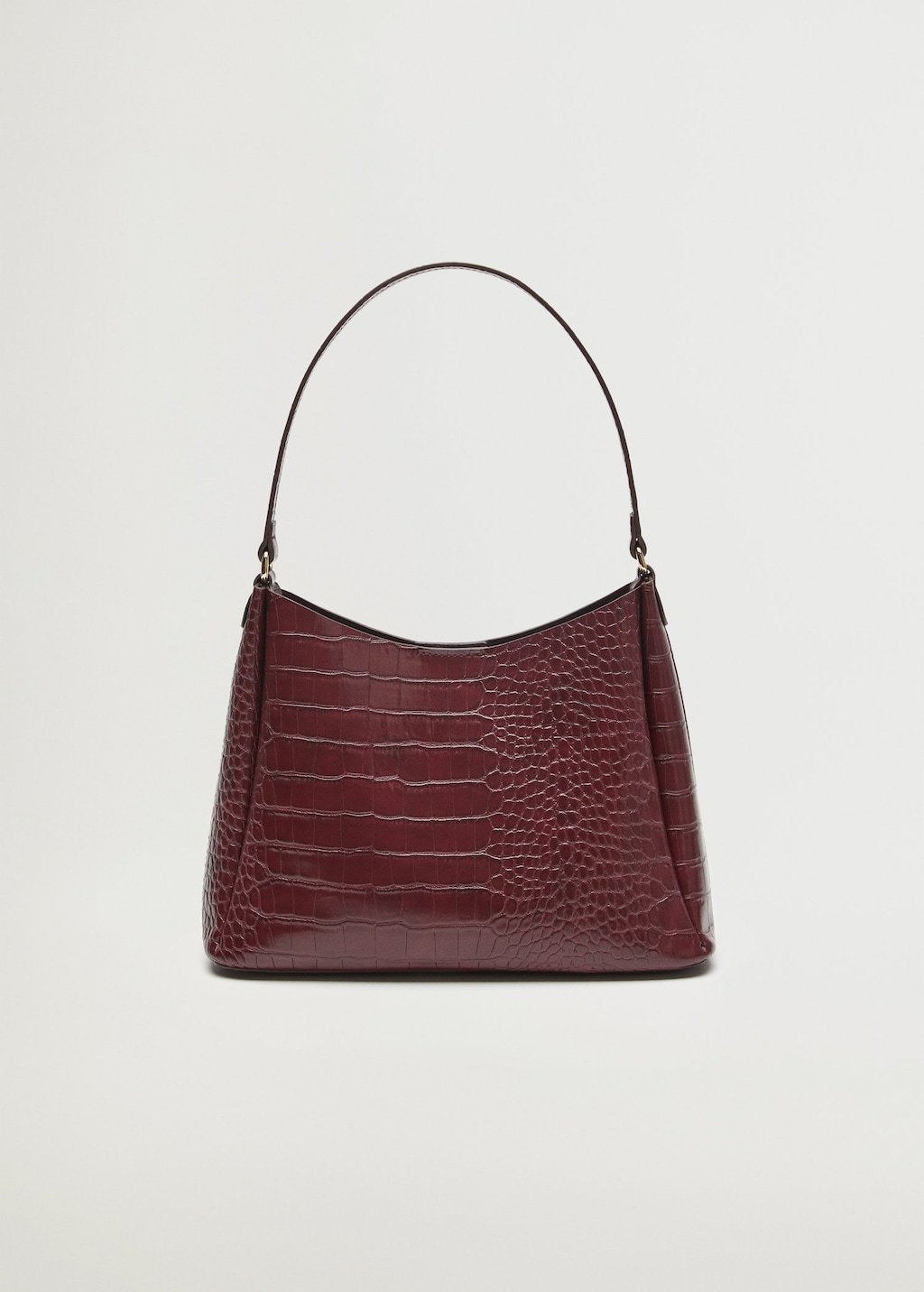 Croc-effect baguette bag - Laurel Morgan