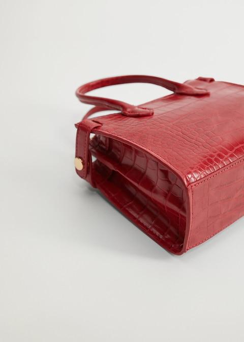 Croc-effect mini bag - Laurel Morgan