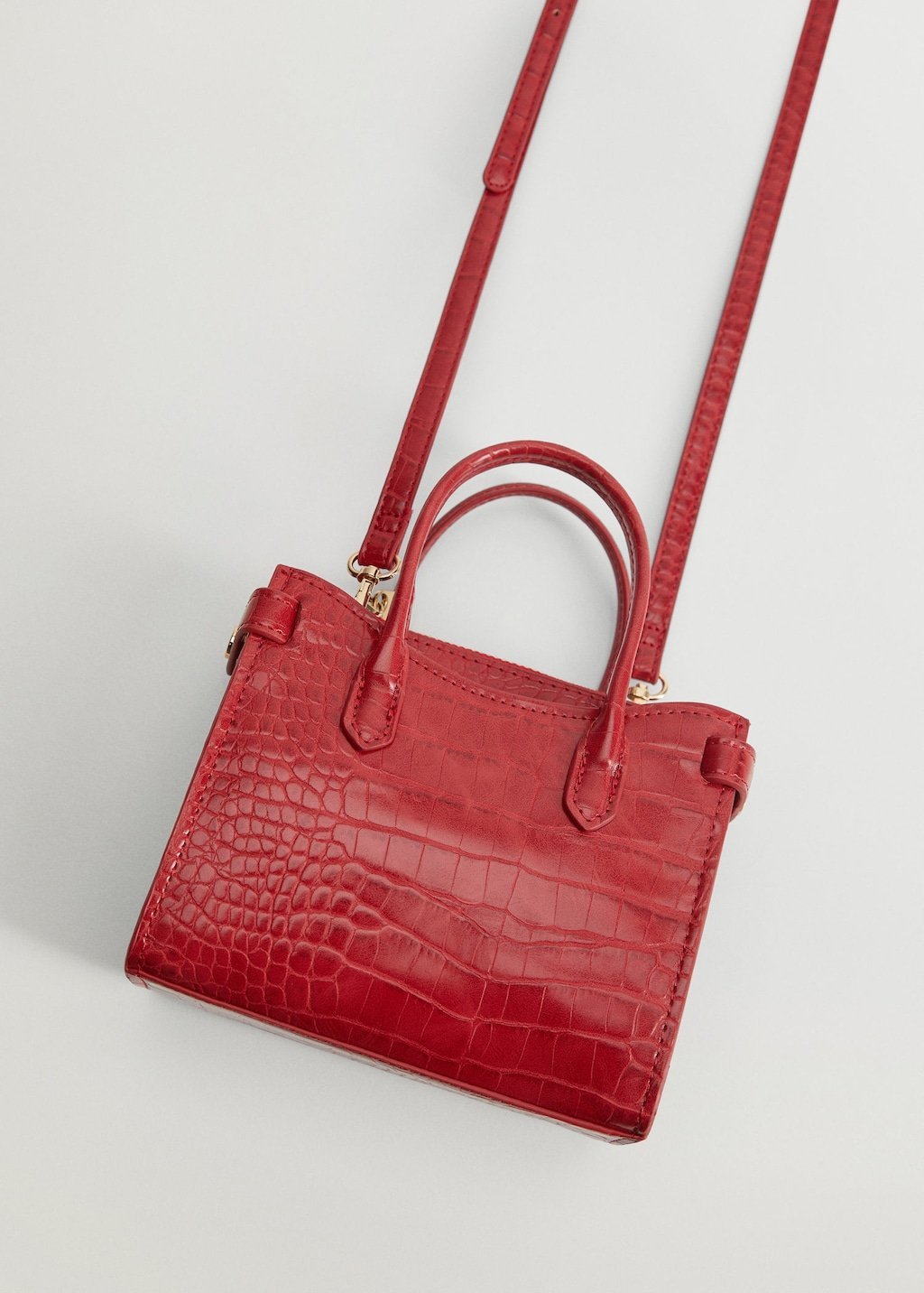 Croc-effect mini bag - Laurel Morgan