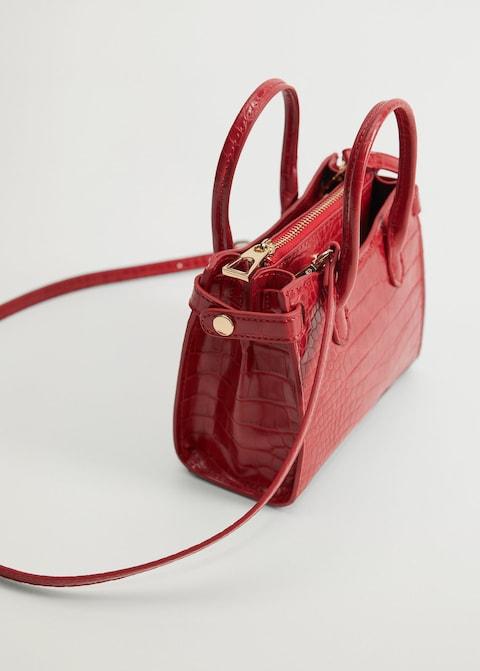 Croc-effect mini bag - Laurel Morgan