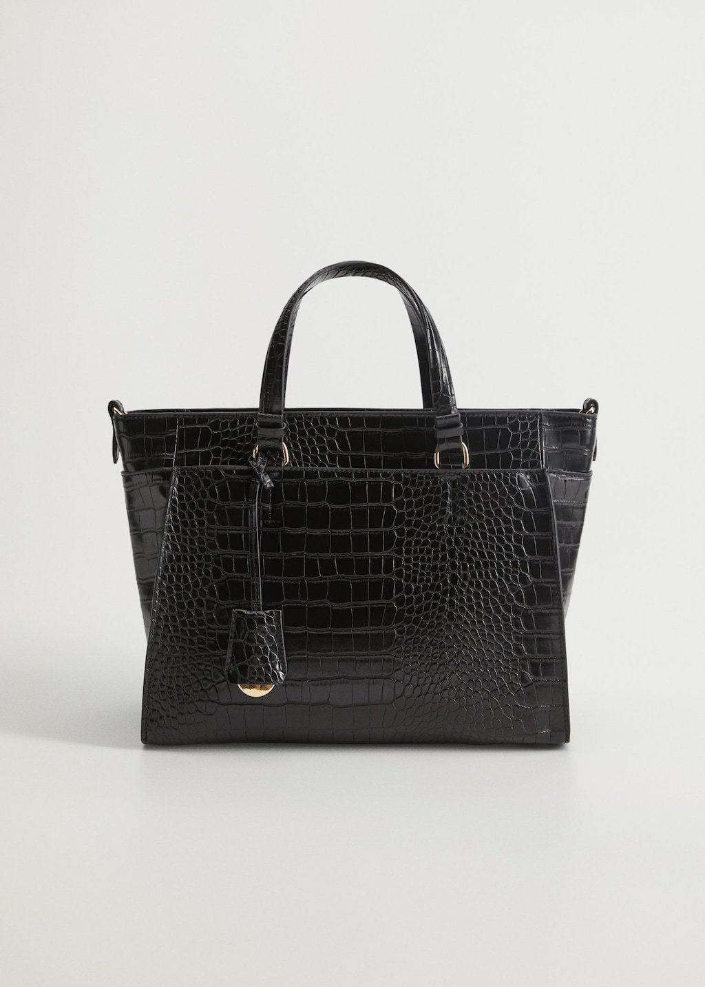 Croc-effect shopper bag - Laurel Morgan