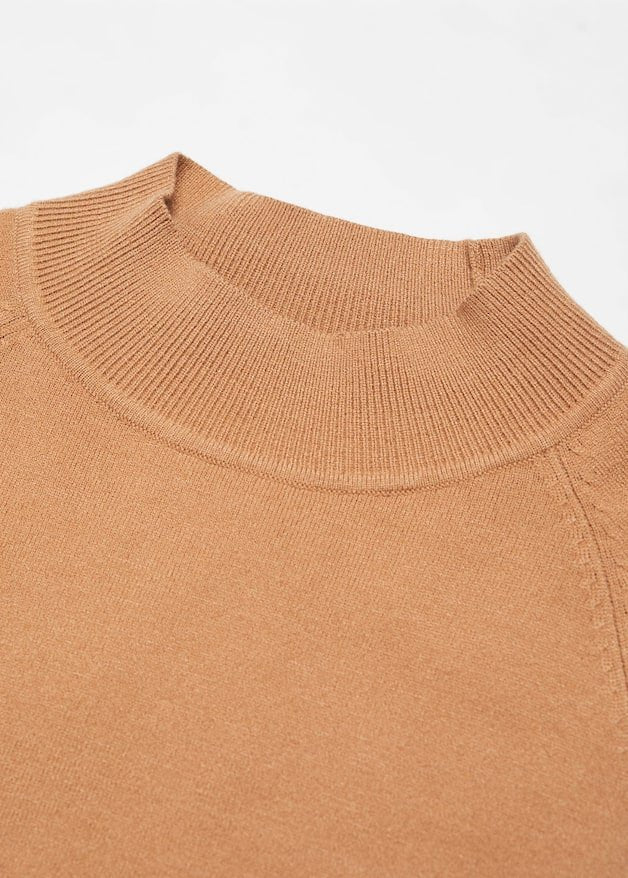 Crop sweater with perkins collar - Laurel Morgan