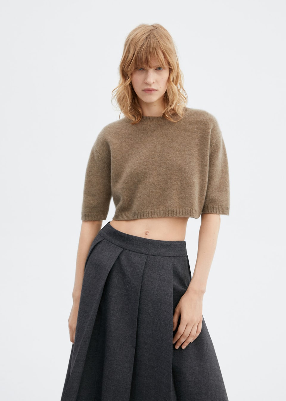 Cropped cashmere sweater - Laurel Morgan