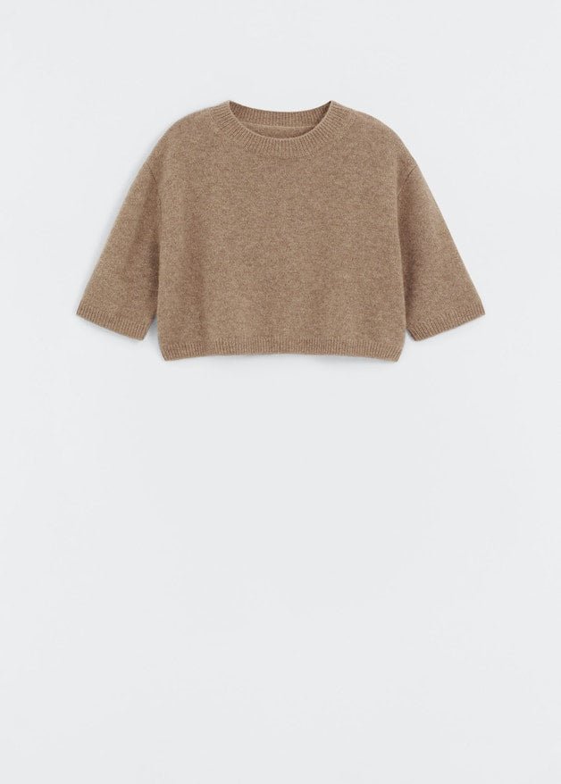 Cropped cashmere sweater - Laurel Morgan