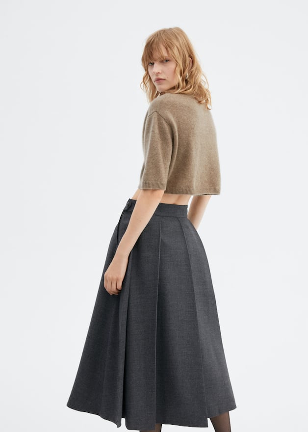 Cropped cashmere sweater - Laurel Morgan