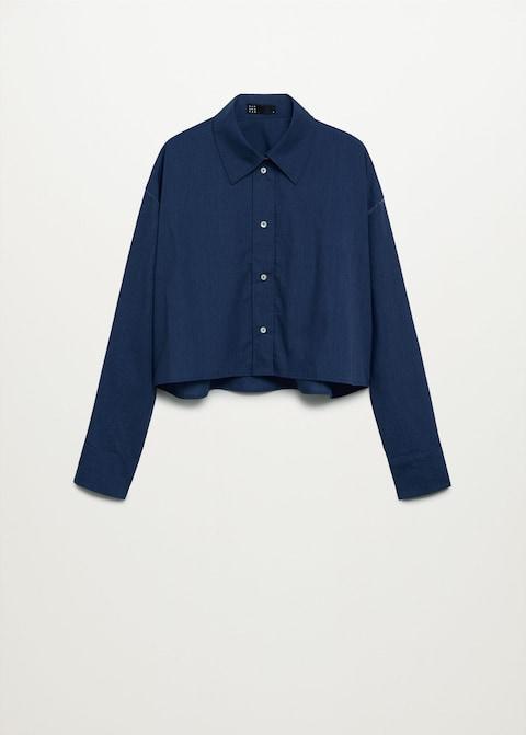 Cropped cotton shirt - Laurel Morgan