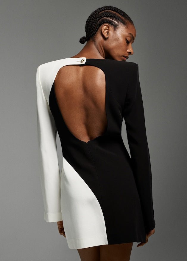 Cut-out back dress - Laurel Morgan