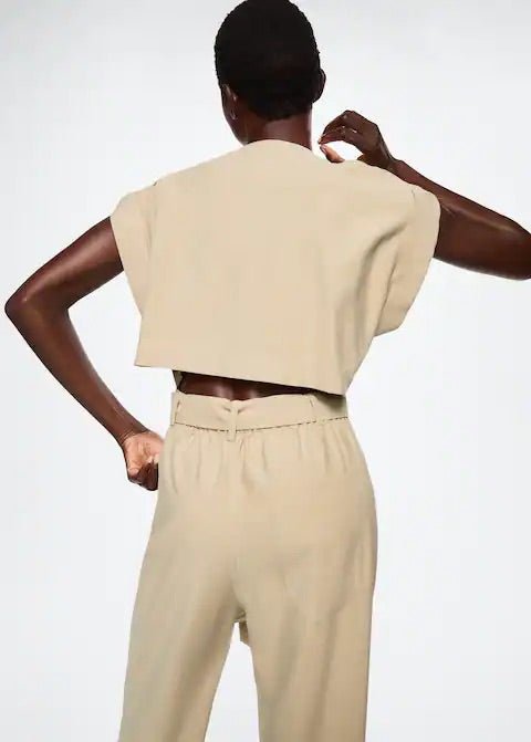 Cut-out back jumpsuit - Laurel Morgan