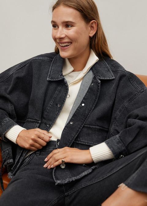 Denim bomber jacket - Laurel Morgan