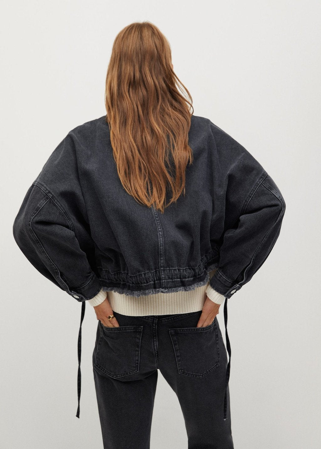 Denim bomber jacket - Laurel Morgan