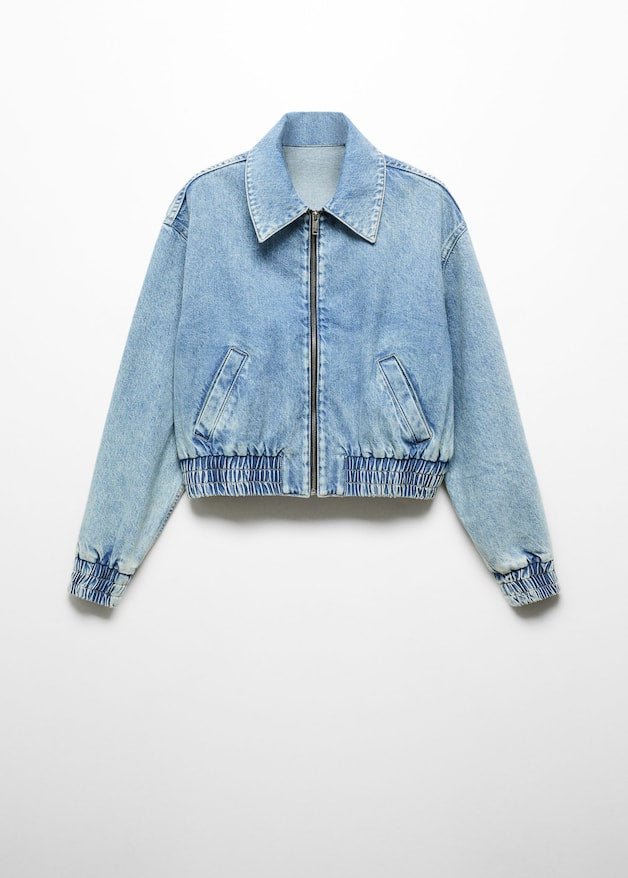 Denim bomber jacket - Laurel Morgan