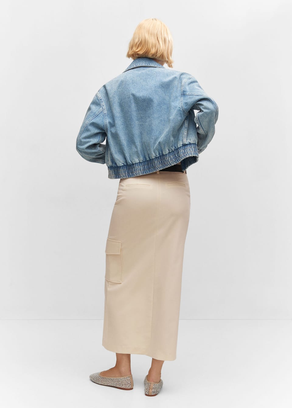 Denim bomber jacket - Laurel Morgan