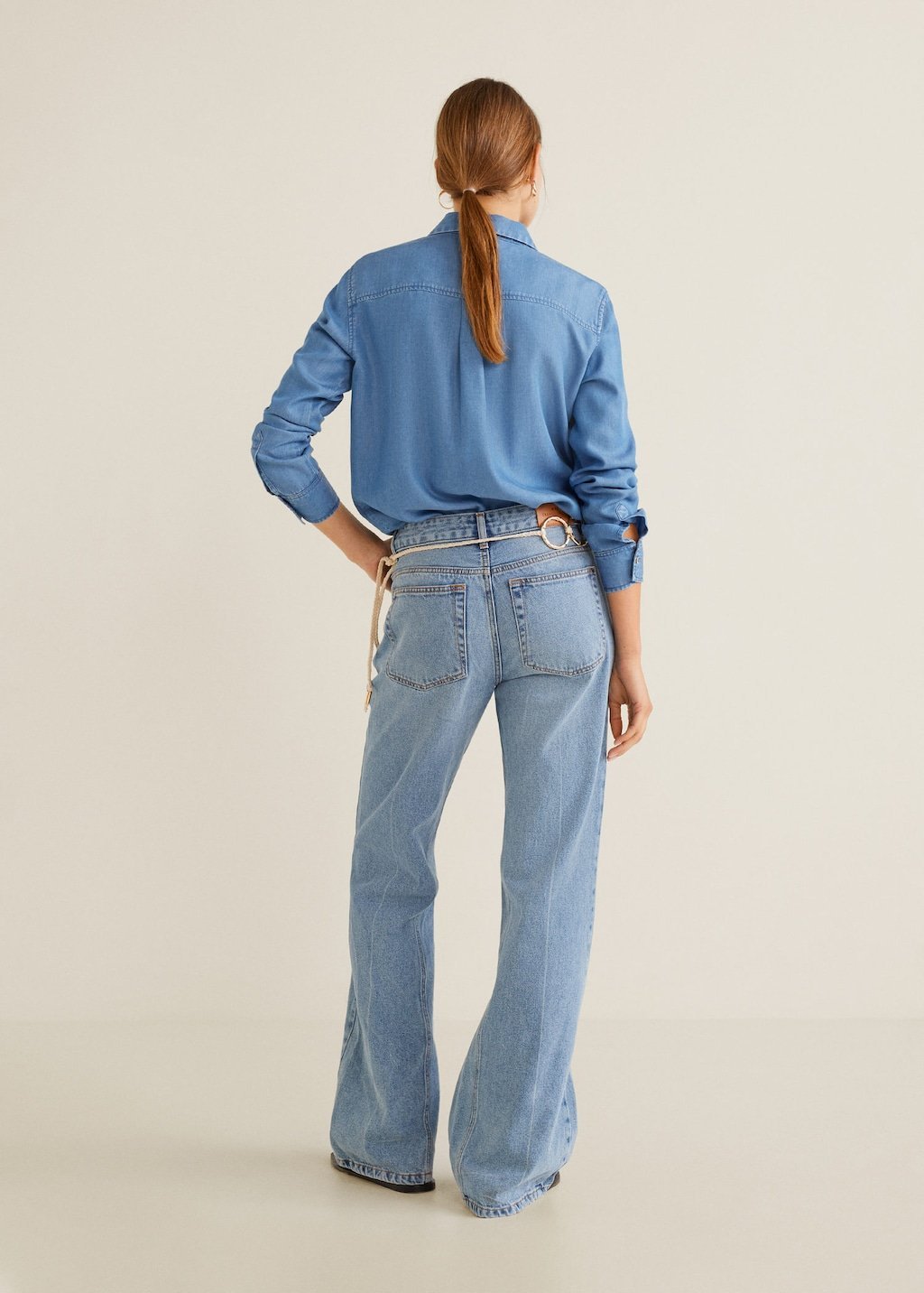 Denim style soft shirt - Laurel Morgan