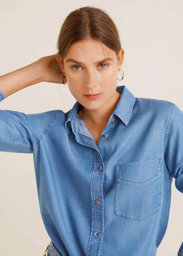 Denim style soft shirt - Laurel Morgan